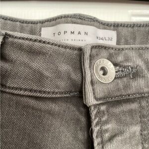 Men’s Stretch Grey Denim Jeans